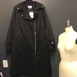 DKNY Women's Black trench coat